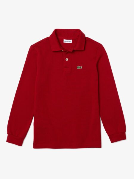 Детское поло  Lacoste Regular Fit из хлопка Pique