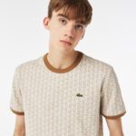 Мужская футболка Lacoste Regular Fit с монограммой