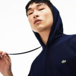 Мужская футболка Lacoste с капюшоном