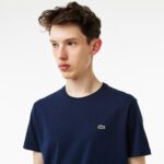 Мужская  футболка Lacoste с круглым вырезом