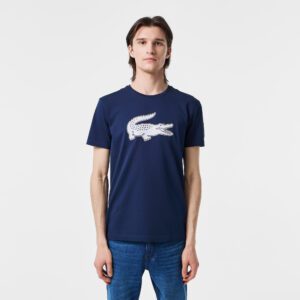 Мужская футболка Lacoste  с принтом