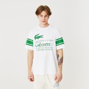 Мужская футболка Lacoste Unisex свободной посадки