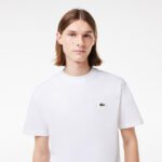 Мужская хлопковая футболка Lacoste с коротким руавом