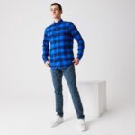 Мужская клетчатая рубашка Lacoste Slim Fit