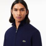 Мужская кофта Lacoste на молнии из органического хлопка