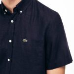 Мужская льняная рубашка Lacoste Regular Fit