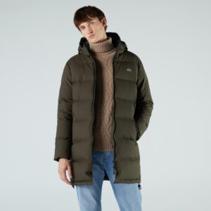 Мужская утеплённая куртка Lacoste Long Hooded Quilted