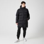 Мужская утеплённая куртка Lacoste Long Hooded Quilted