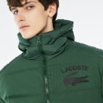 Мужская утеплённая куртка Lacoste с капюшоном