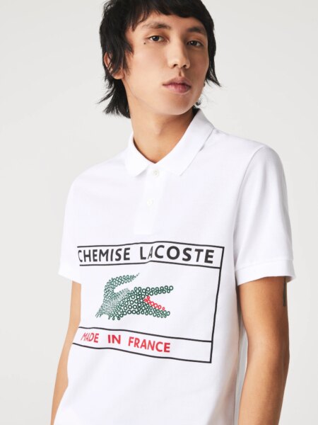 Мужское поло Lacoste Classic Fit из органического хлопка