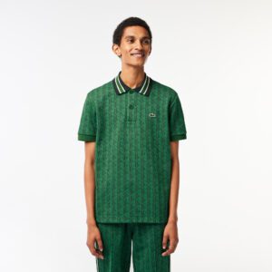 Мужское поло Lacoste Classic Fit с монограммой