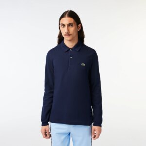 Мужское поло Lacoste L.12.21 Classic Fit с длинным рукавом