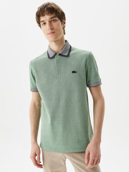 Мужское поло Lacoste Regular Fit в полоску