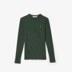 Женская  футболка Lacoste с длинными рукавами