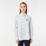 Женская рубашка Lacoste Oversize Fit  в полоску