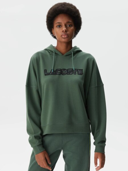 Женская толстовка Lacoste Branded Print Hoodie