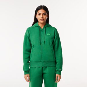 Женская толстовка Lacoste из смеси органического хлопка с флисом