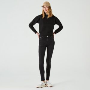 Женские джинсы с высокой талией Lacoste skinny Fit