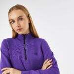 Женское платье Lacoste с длинным рукавом на молнии