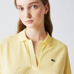 Женское поло Lacoste  Flowy Pique Loose Fit