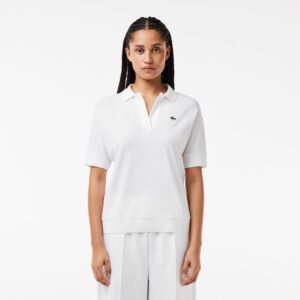 Женское поло Lacoste  Flowy Pique Loose Fit