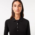 Женское поло Lacoste из эластичного хлопка