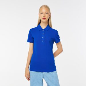 Женское поло Lacoste Slim Fit из эластичного хлопка