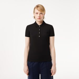 Женское поло Lacoste Slim Fit из эластичного хлопка