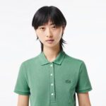 Женское поло Lacoste Slim Fit из эластичного хлопка