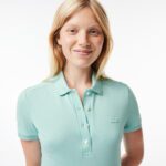 Женское поло Lacoste Slim Fit из эластичного хлопка