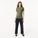 Женское поло Lacoste Slim Fit из эластичного хлопка