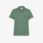 Женское поло Lacoste Slim Fit из эластичного хлопка