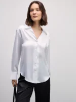 Атласная блузка