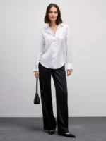 Атласная блузка