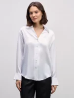 Атласная блузка