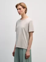 Базовая футболка с необработанными краями