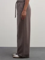 Базовые широкие трикотажные брюки