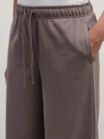 Базовые широкие трикотажные брюки