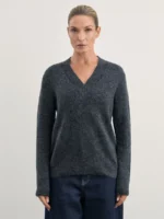 Базовый джемпер с V-образным вырезом