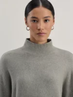 Базовый джемпер с воротником стойкой