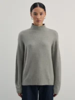 Базовый джемпер с воротником стойкой