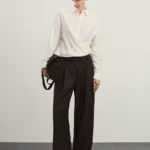 Блузка из вискозы с кринкл эффектом