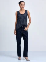 Блузка со стразами