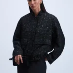 Бомбер с блестками