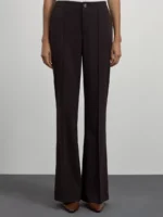 Брюки клеш из вискозы