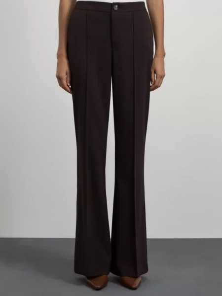 Брюки клеш из вискозы