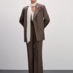 Брюки клёш с поясом