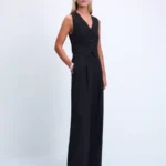 Брюки прямого кроя с высокой посадкой