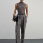 Брюки с защипами