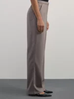 Брюки утеплённые с накладными карманами